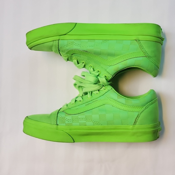 Vans Old Skool Neon Green Geeko - Picture 9 of 12